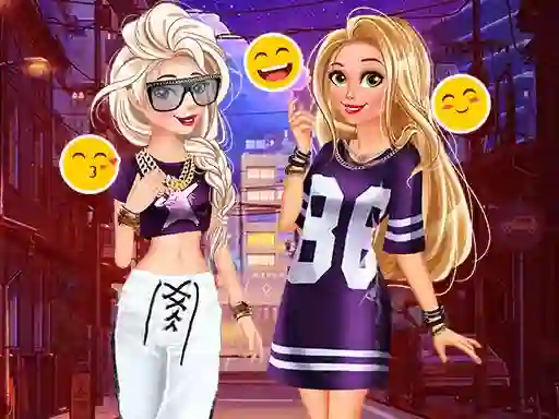 Princess Tomboy Street Art — free online game