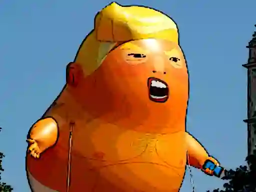 Mchezo Trump Flying Adventure online