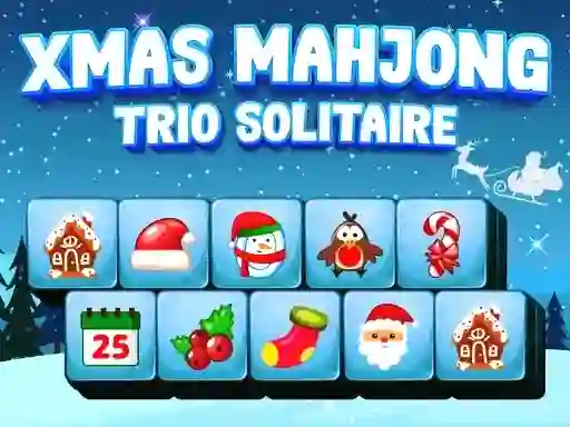 Xmas Mahjong Trio Solitaire — free online game