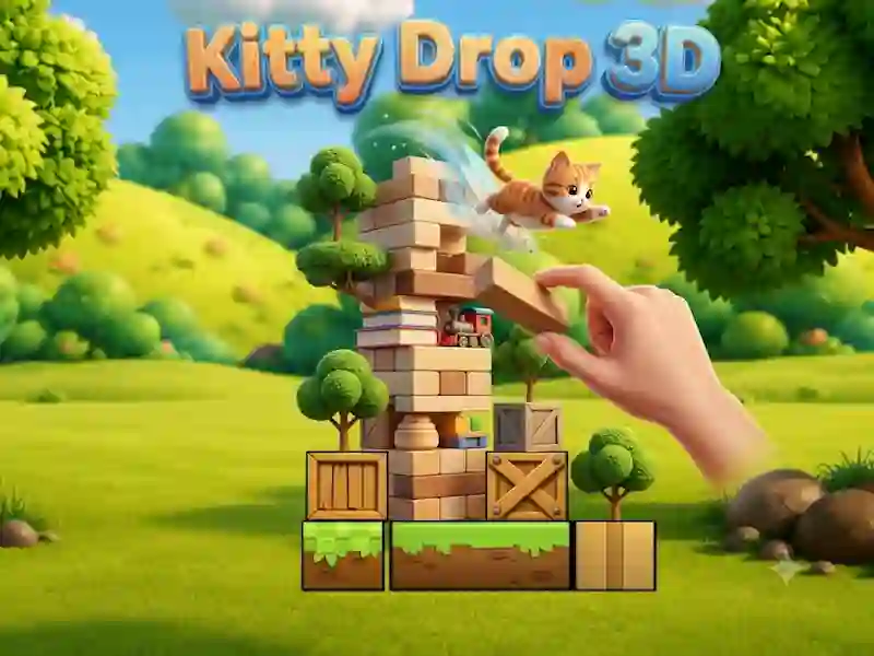 Igra Kitty Drop 3D online