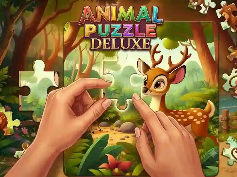Animal Puzzle Deluxe — безкоштовна онлайн гра