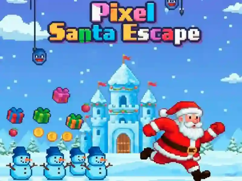 Pixel Santa Escape