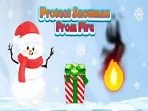 Protect Snowman From Fire — darmowa gra online