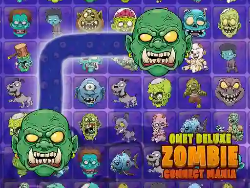 Onet Deluxe Zombie Connect Mania — free online game