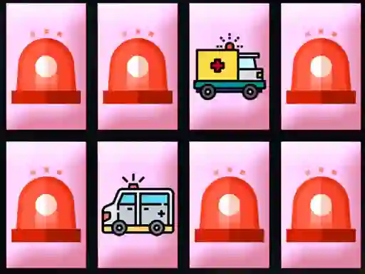Ambulance Trucks Memory — free online game