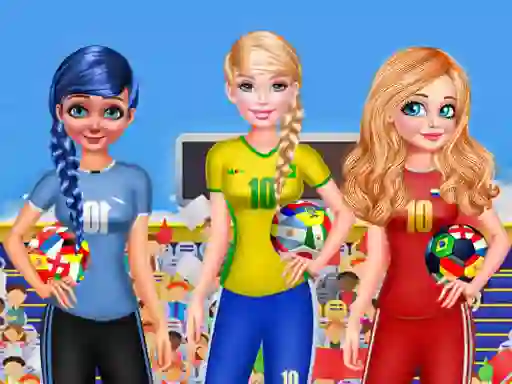 BFF Princess Vote For  FIFA 2018 Quarter Finals — free online game