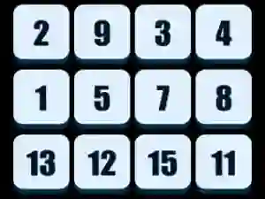 Numbers Sliding Puzzle — free online game