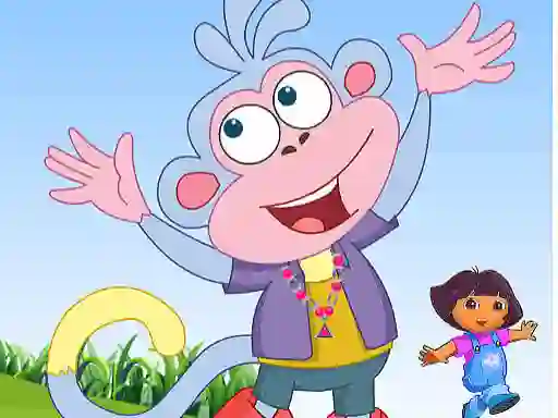 Monkey Boots Dress Up — free online game