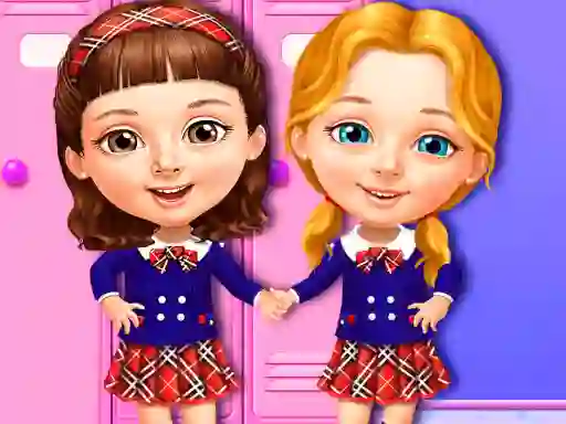 Sweet Baby Girl Cleanup Messy School  — free online game