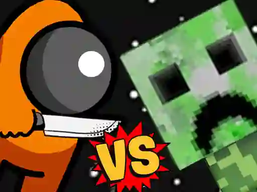 Among Us vs Creeper Fight — free online game