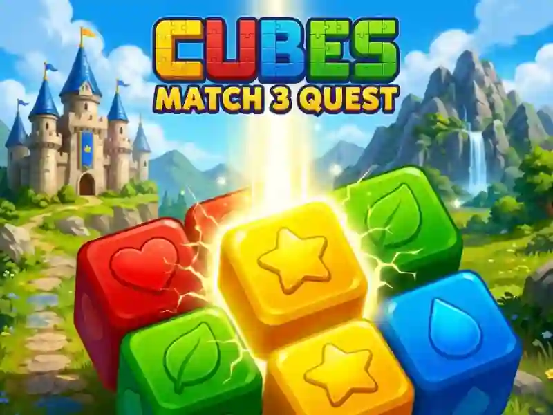 Trò chơi Cubes Match 3 Quest trực tuyến