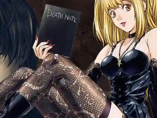 Гульня Death Note Anime Jigsaw Puzzle Collection онлайн