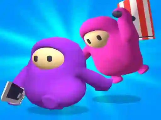 Fall Heroes Fun Guys Run — free online game
