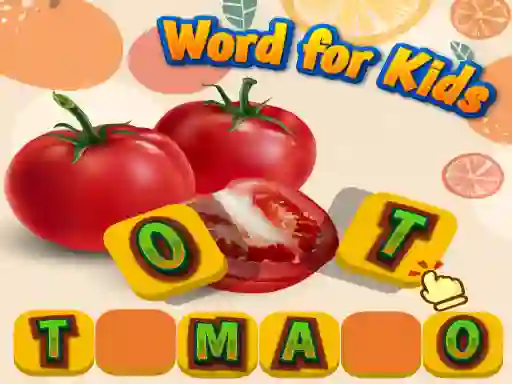 Fruits and Vegetables Word for Kids — free online game