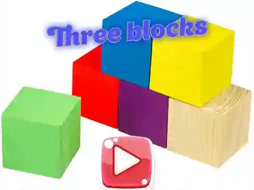 Three blocks — free online game