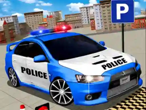 Modern Police Car Parking 3D — free online game