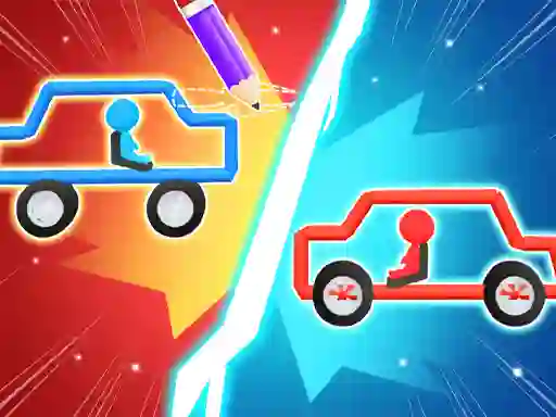 Draw car fight — free online game