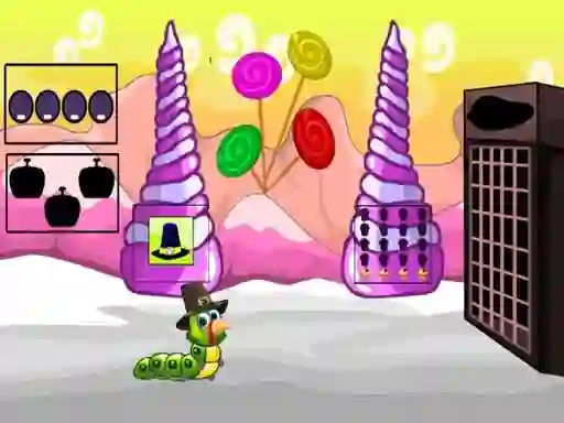 Thanksgiving Caterpillar Escape  — free online game