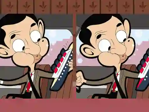 Mr. Bean Find the Differences — free online game