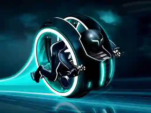 Cyber Tron biker — free online game