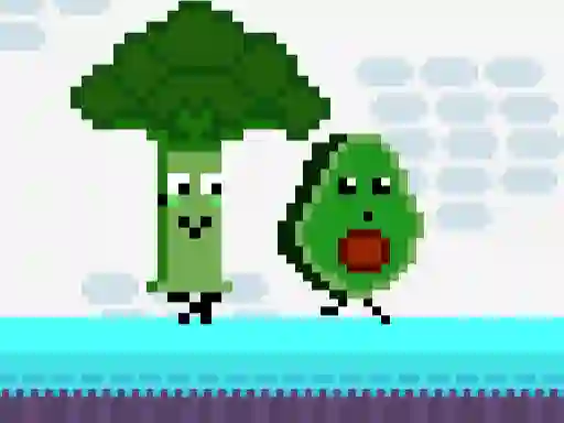 Cat Chef vs Fruits - 2 Player — free online game