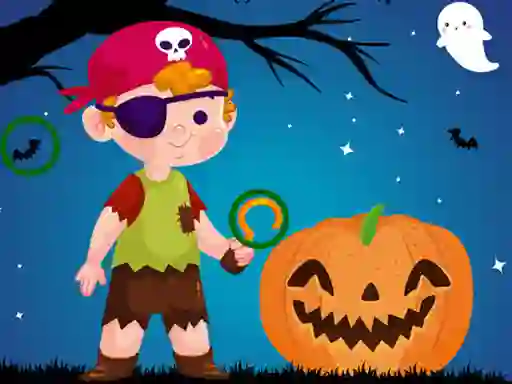 Игра Spot The Differences Halloween  онлајн