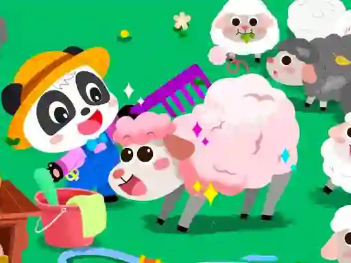 Baby Panda Animal Farm  — free online game