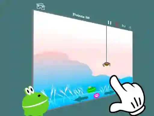 Hunt feed the frog 2  — free online game