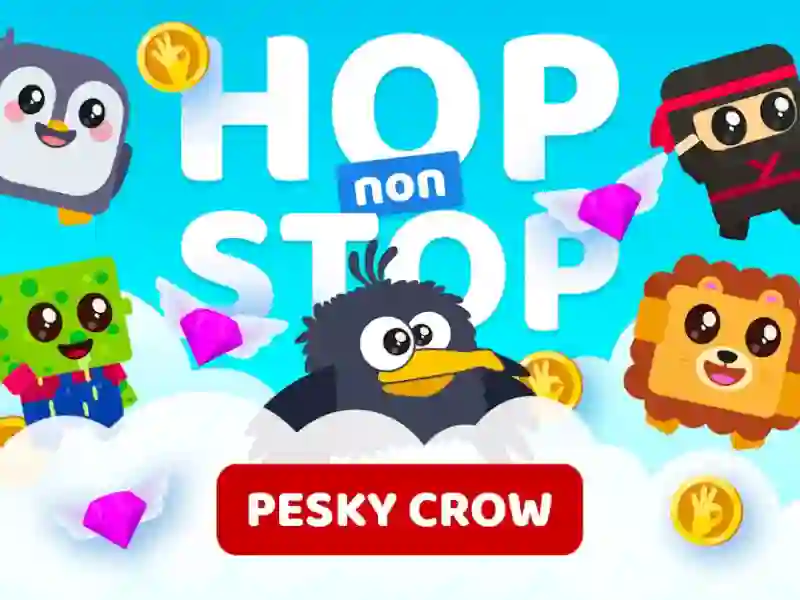 Hop non Stop Pesky Crow — free online game