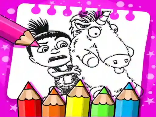 Despicable Me Printable Coloring Book — free online game