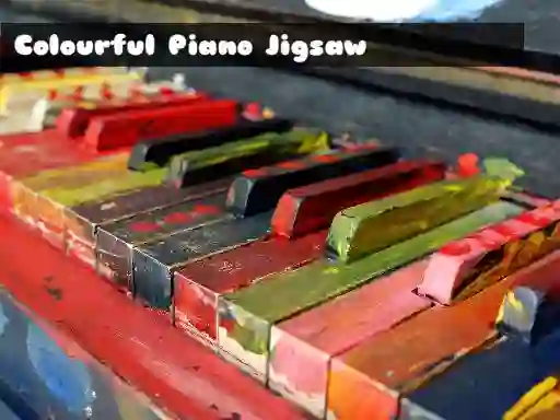 Colourful Piano Jigsaw — free online game