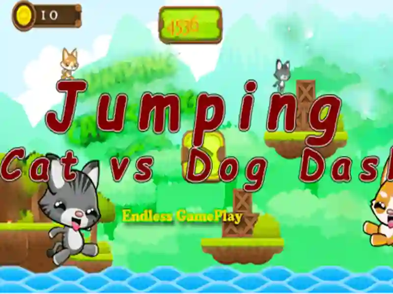 Jumping Cat Vs Dog — free online game