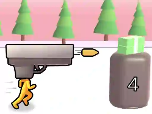 Gun Head Run  — free online game