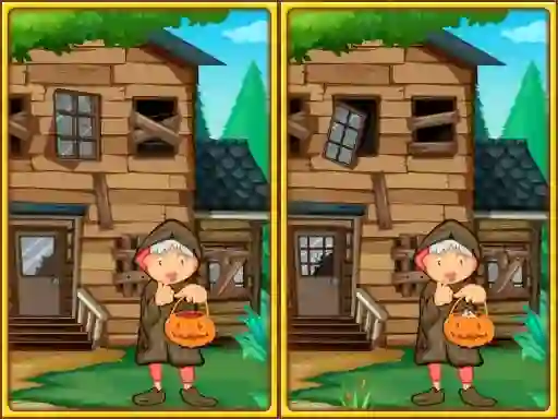 Spot the differences halloween — free online game