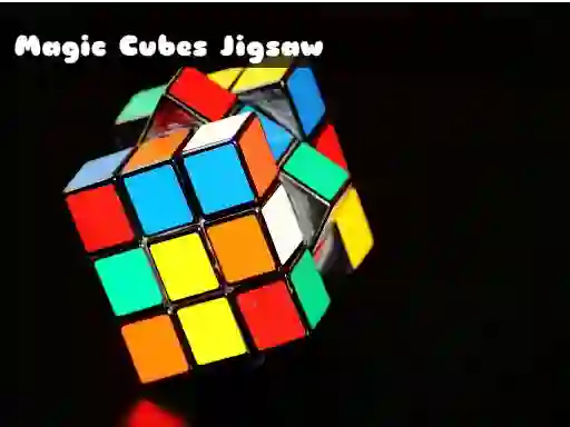 Leikur Magic Cubes Jigsaw á netinu