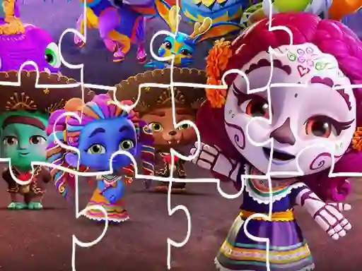 თამაში Super Monster Halloween Jigsaw ონლაინ