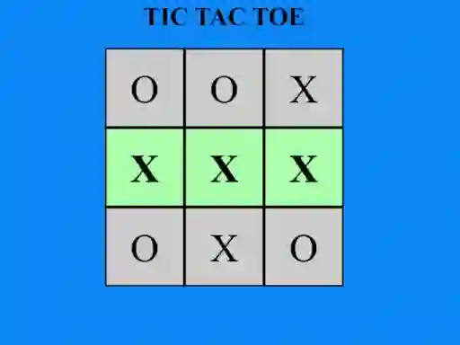 Logħba Simple Tic Tac Toe onlajn