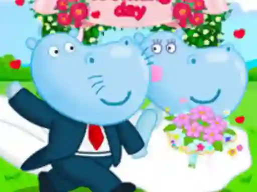Hippo Wedding Party — free online game