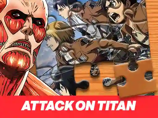 Гульня Attack on Titan Jigsaw Puzzle онлайн