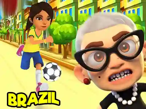Angry Gran Run Brazil — free online game