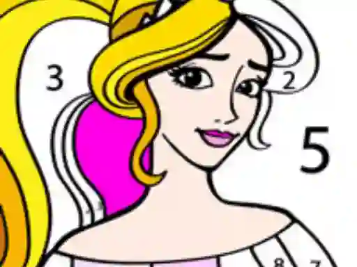 Princess Coloring By Number – kostenloses Online-Spiel
