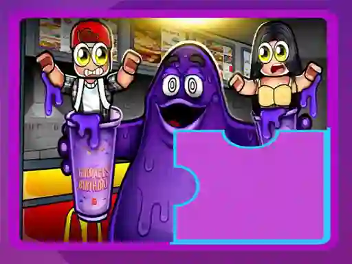 Grimace Shake Puzzle — free online game