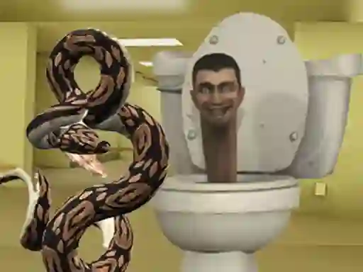 Python Snake Kill Skibidi Toilet Backrooms — free online game