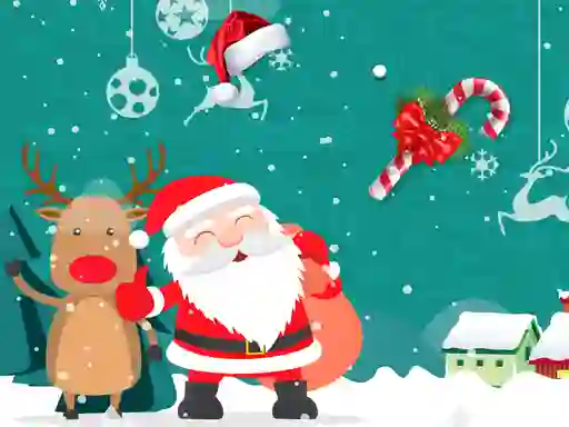 Christmas Santa Slide — free online game