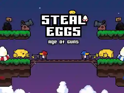 Steal Eggs Age of Guns — free online game