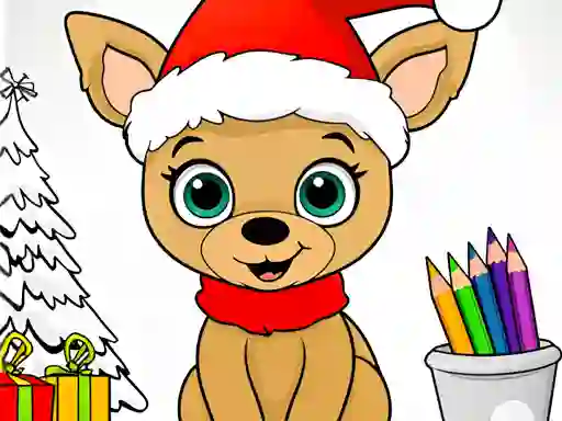 Christmas Coloring Game 2  — free online game