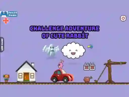 Challenge adventure of cute rabbit — free online game