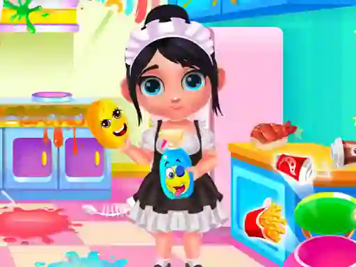 Candy House Cleaning — free online game