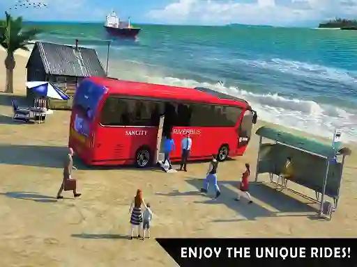 Floating water surface bus — free online game