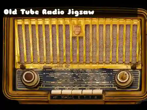 Old Tube Radio Jigsaw  — free online game
